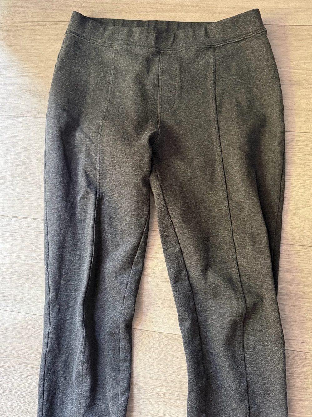 Uniqlo Dark Gray Stretch Ponte Pants, Size Small